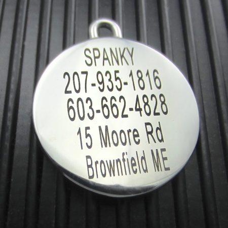 large stainless steel id tag