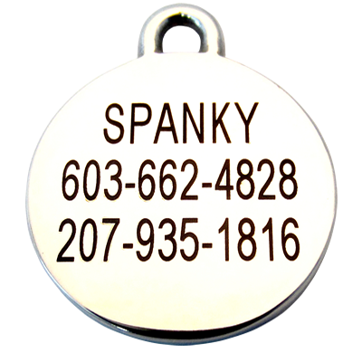 durable pet tag