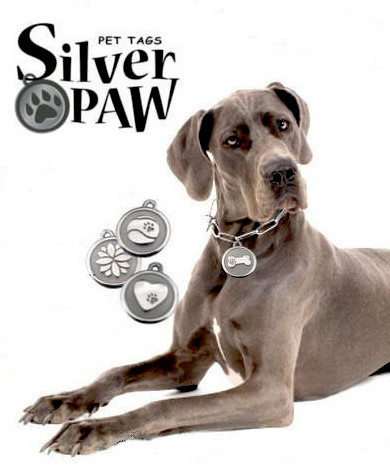 Silver Paw Tags Sticker Shock