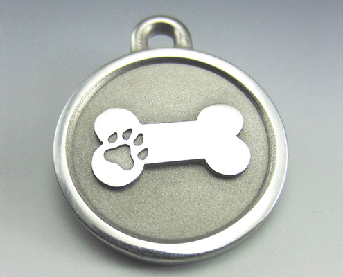 Stainless Steel Pet ID Tags, Dog ID Tags Lifetime Guarantee - Made in USA